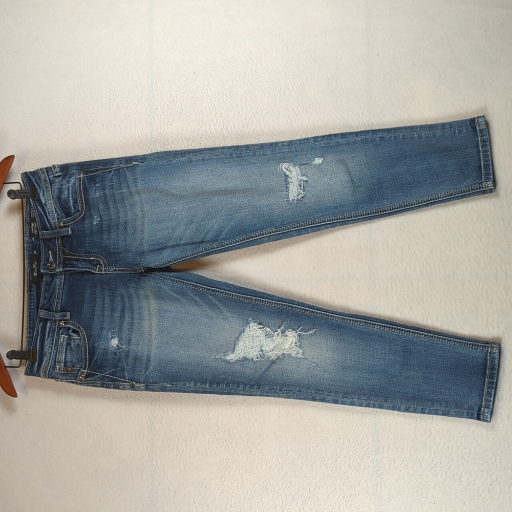 Miss Me Y2K Distressed Ankle Skinny Mid Rise Embellished‎ Jeans 26